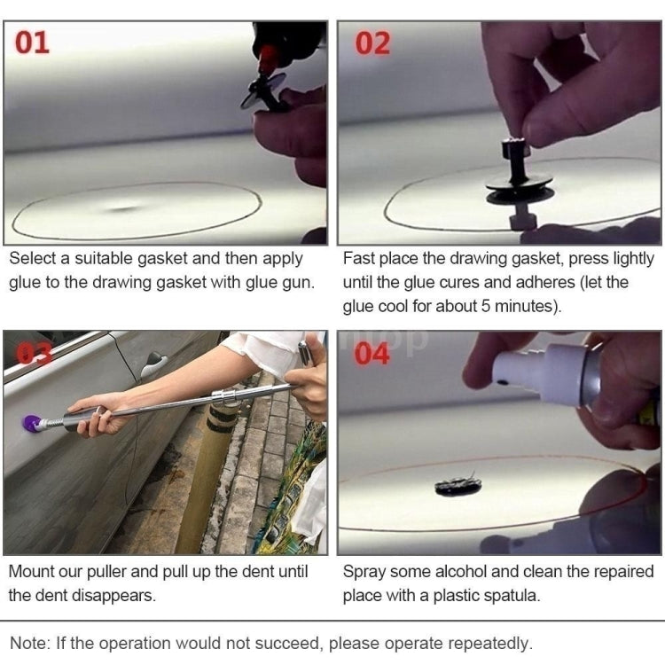 D3 96 in 1 Car Paintless Dent Dings Repair Lifter Tools Kit, Plug Type:US Plug - Sheet Metal Tools by PMC TechLife | Online Shopping South Africa | PMC TechLife | Buy Now Pay Later Mobicred