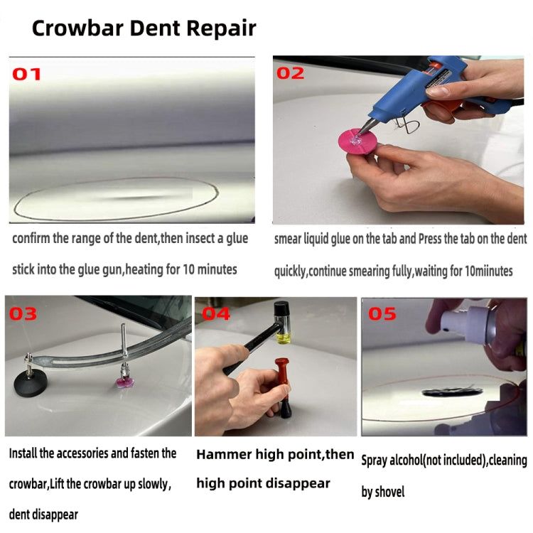 N1 76 in 1 Car Paintless Dent Removal Fender Damage Repair Puller Lifter, Plug Type:UK Plug - Sheet Metal Tools by PMC TechLife | Online Shopping South Africa | PMC TechLife | Buy Now Pay Later Mobicred