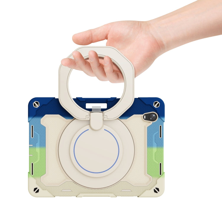 For OPPO Pad Armor Contrast Color Silicone + PC Tablet Case(Colorful Blue) - free shipping - PMC TechLife - Order now!