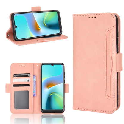 For Blackview A50 Skin Feel Calf Pattern Leather Phone Case(Pink) - More Brand by PMC Jewellery | Online Shopping South Africa | PMC Jewellery