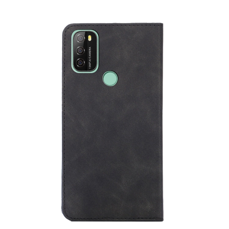 For Blackview A70 Skin Feel Magnetic Horizontal Flip Leather Phone Case(Black) - More Brand by PMC Jewellery | Online Shopping South Africa | PMC Jewellery