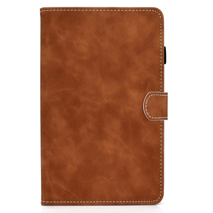 For Lenovo Tab M10 Plus 10.6 3rd Gen 2022 Stitching Cowhide Texture Smart Leather Tablet Case(Brown) - Lenovo by PMC Jewellery | Online Shopping South Africa | PMC Jewellery