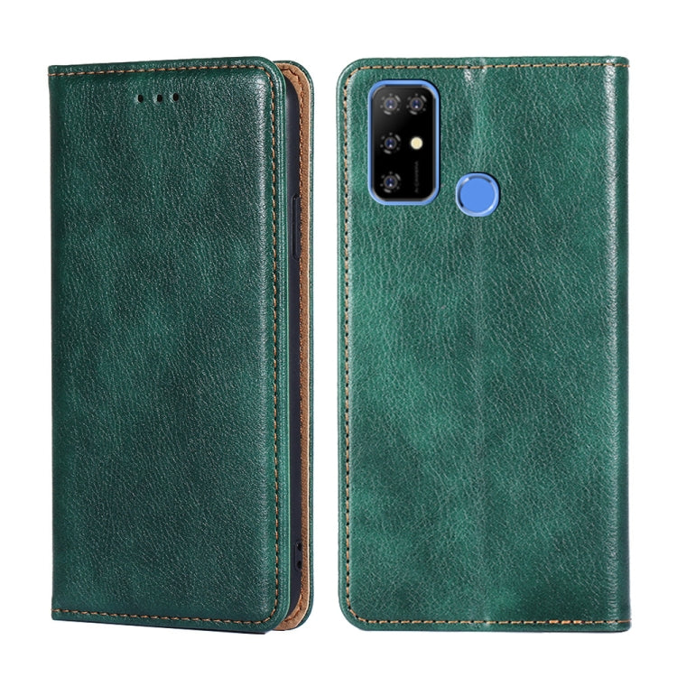 For DOOGEE X96 Pro Gloss Oil Solid Color Magnetic Leather Phone Case(Green) - Doogee Cases by PMC Jewellery | Online Shopping South Africa | PMC Jewellery | Buy Now Pay Later Mobicred