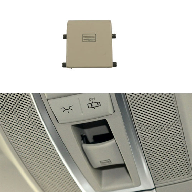 Car Dome Light Button Sunroof Window Switch Button for Mercedes-Benz W166 / W292 2012-, Left Driving, Style:Flat(Beige) - Car Switches by PMC Jewellery | Online Shopping South Africa | PMC Jewellery