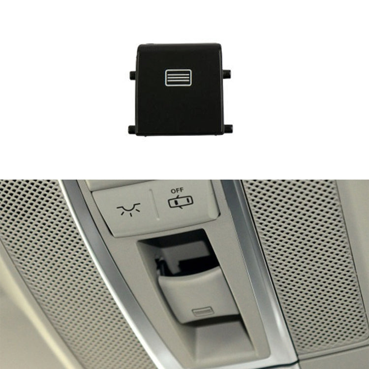 Car Dome Light Button Sunroof Window Switch Button for Mercedes-Benz W166 / W292 2012-, Left Driving, Style:Flat(Black) - Car Switches by PMC Jewellery | Online Shopping South Africa | PMC Jewellery