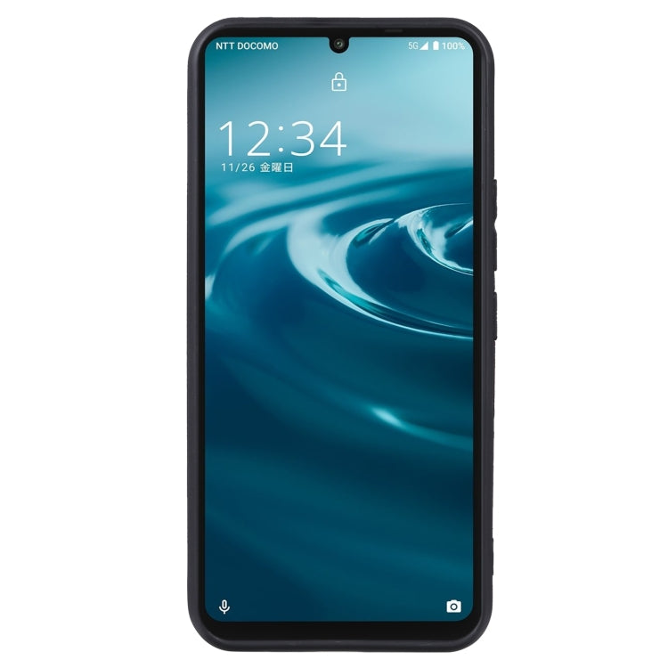 For Sharp Aquos Sense 6 TPU Phone Case(Black) - More Brand by PMC Jewellery | Online Shopping South Africa | PMC Jewellery