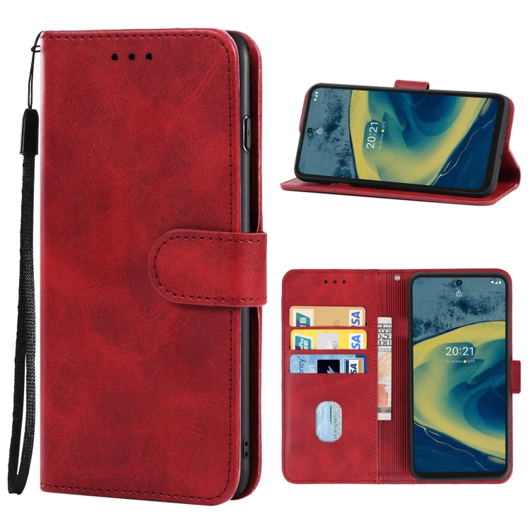 For Nokia XR20 Leather Phone Case(Red) - Nokia Cases by PMC Jewellery | Online Shopping South Africa | PMC Jewellery | Buy Now Pay Later Mobicred