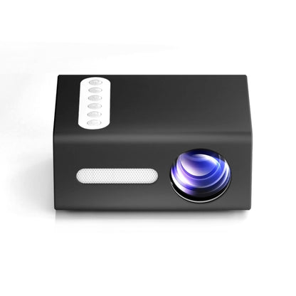 T300 25ANSI LED Portable Home Multimedia Game Projector, Plug Type:UK Plug(Black) - LED Projector by PMC Jewellery | Online Shopping South Africa | PMC Jewellery | Buy Now Pay Later Mobicred