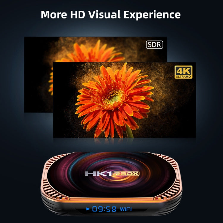 MECOOL HK1RBOX X4 4K TV Box, Android 11 Amlogic S905X4 CPU with RC 4GB+128GB(US Plug) - Amlogic S905 by MECOOL | Online Shopping South Africa | PMC TechLife | Buy Now Pay Later Mobicred