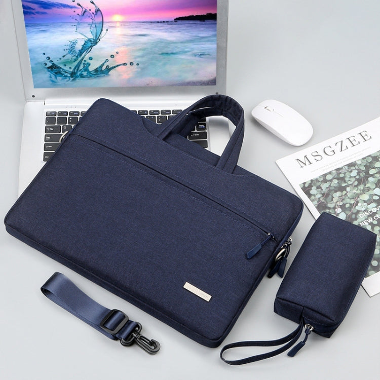 Handbag Laptop Bag Inner Bag with Shoulder Strap/Power Bag, Size:16.1 inch(Dark Blue) - Other by PMC Jewellery | Online Shopping South Africa | PMC Jewellery | Buy Now Pay Later Mobicred