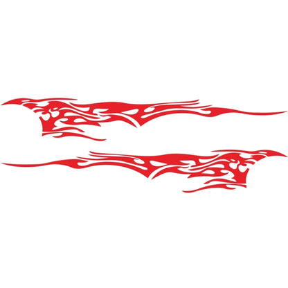 2 PCS/Set D-144 Fire Element Pattern Car Modified Decorative Sticker(Red) - Decorative Sticker by PMC Jewellery | Online Shopping South Africa | PMC Jewellery | Buy Now Pay Later Mobicred