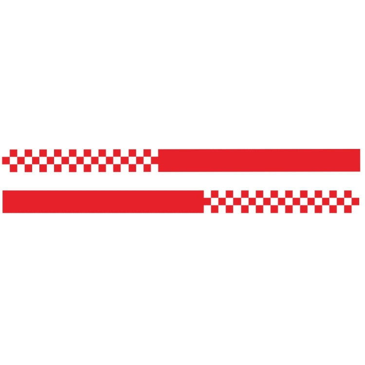 2 PCS/Set D-282 Waistline Pattern Car Modified Decorative Sticker(Red) - Decorative Sticker by PMC Jewellery | Online Shopping South Africa | PMC Jewellery | Buy Now Pay Later Mobicred