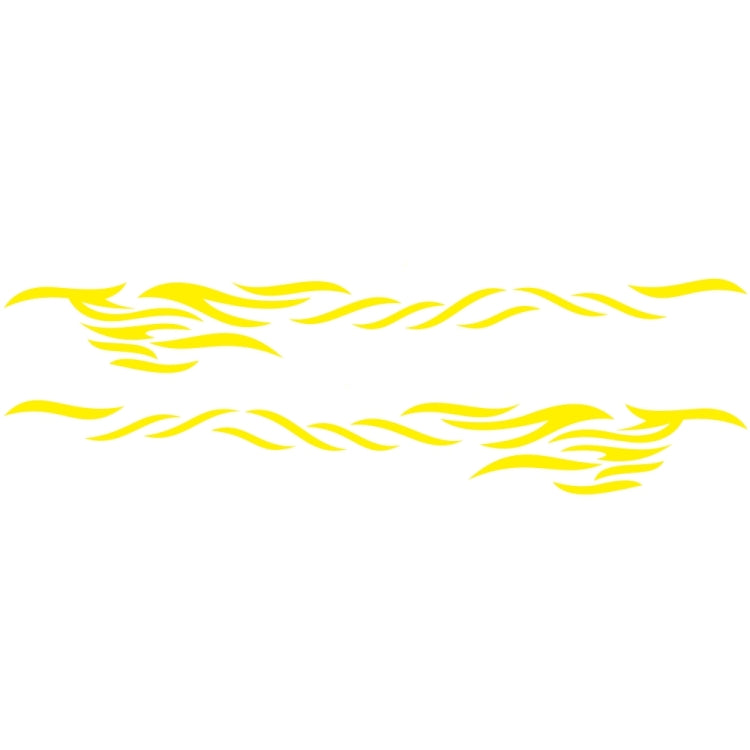 2 PCS/Set D-369 Totem Pattern Car Decorative Sticker(Yellow) - Decorative Sticker by PMC TechLife | Online Shopping South Africa | PMC TechLife | Buy Now Pay Later Mobicred