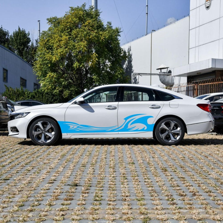 2 PCS/Set D-467 Waves Pattern Car Modified Decorative Sticker(Blue) - Decorative Sticker by PMC TechLife | Online Shopping South Africa | PMC TechLife | Buy Now Pay Later Mobicred