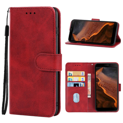 For Doogee S61/S61 Pro Leather Phone Case(Red) - Doogee Cases by PMC Jewellery | Online Shopping South Africa | PMC Jewellery | Buy Now Pay Later Mobicred