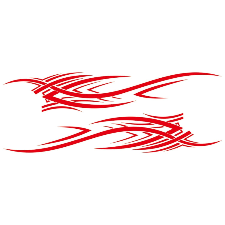 2 PCS/Set D-503 Totem Pattern Car Modified Decorative Sticker(Red) - Decorative Sticker by PMC TechLife | Online Shopping South Africa | PMC TechLife | Buy Now Pay Later Mobicred