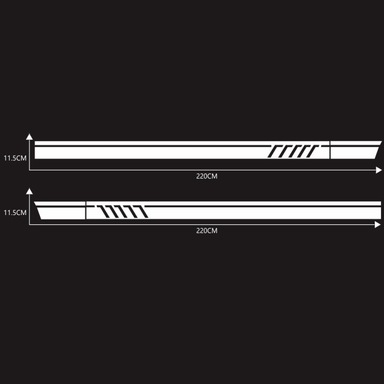 D-655 Universal Car Modified Decorative Sticker(White) - Decorative Sticker by PMC Jewellery | Online Shopping South Africa | PMC Jewellery | Buy Now Pay Later Mobicred