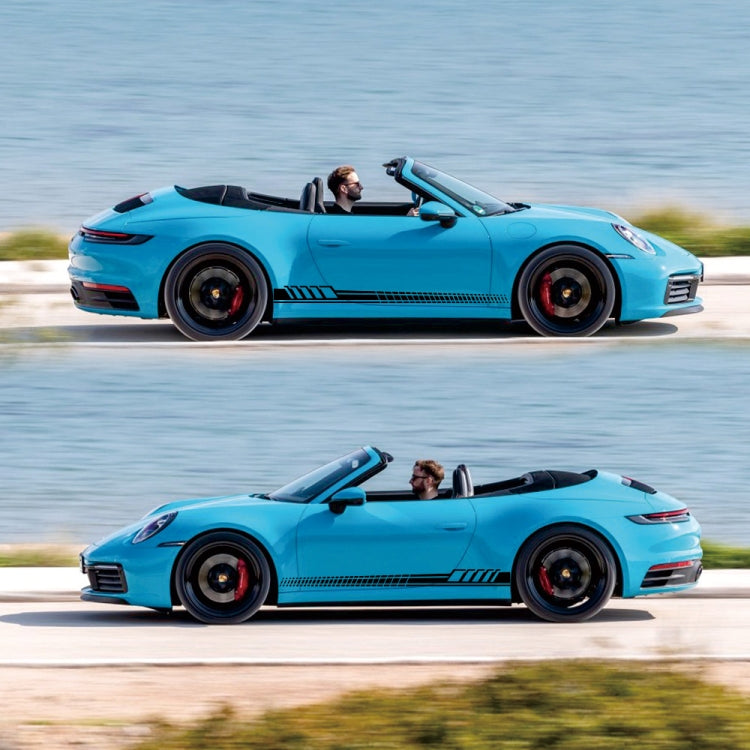 2 PCS/Set D-707 Striped Totem Pattern Car Modified Decorative Sticker(Black) - Decorative Sticker by PMC TechLife | Online Shopping South Africa | PMC TechLife | Buy Now Pay Later Mobicred