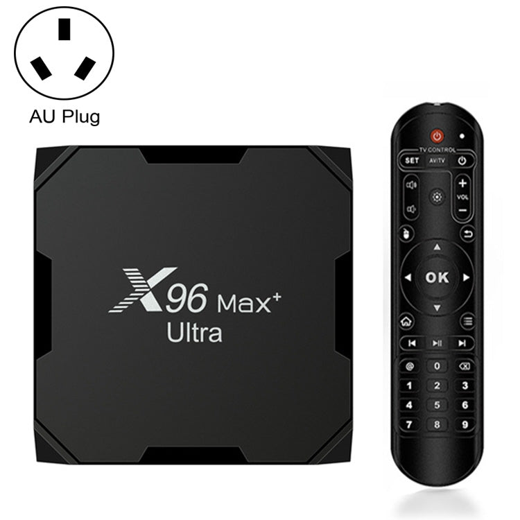 X96 Max+ Ultra 4GB+32GB Amlogic S905X4 8K Smart TV BOX Android 11.0 Media Player, Plug Type:AU Plug - Others by PMC Jewellery | Online Shopping South Africa | PMC Jewellery | Buy Now Pay Later Mobicred