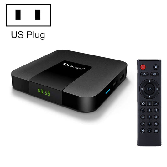 TX3 mini+  Android 11.0 Smart TV Box, Amlogic S905W2 Quad Core, Memory:4GB+32GB, 2.4GHz / 5GHz WiFi(US Plug) - Amlogic S905 by PMC Jewellery | Online Shopping South Africa | PMC Jewellery | Buy Now Pay Later Mobicred