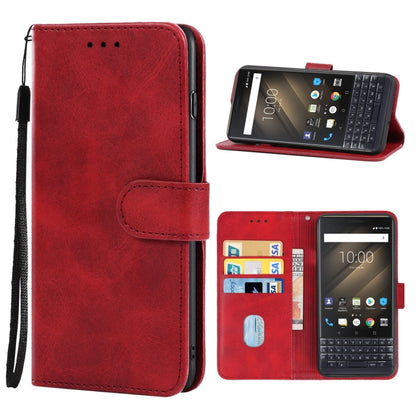 For Blackberry KEY2 Leather Phone Case(Red) - BlackBerry by PMC Jewellery | Online Shopping South Africa | PMC Jewellery | Buy Now Pay Later Mobicred