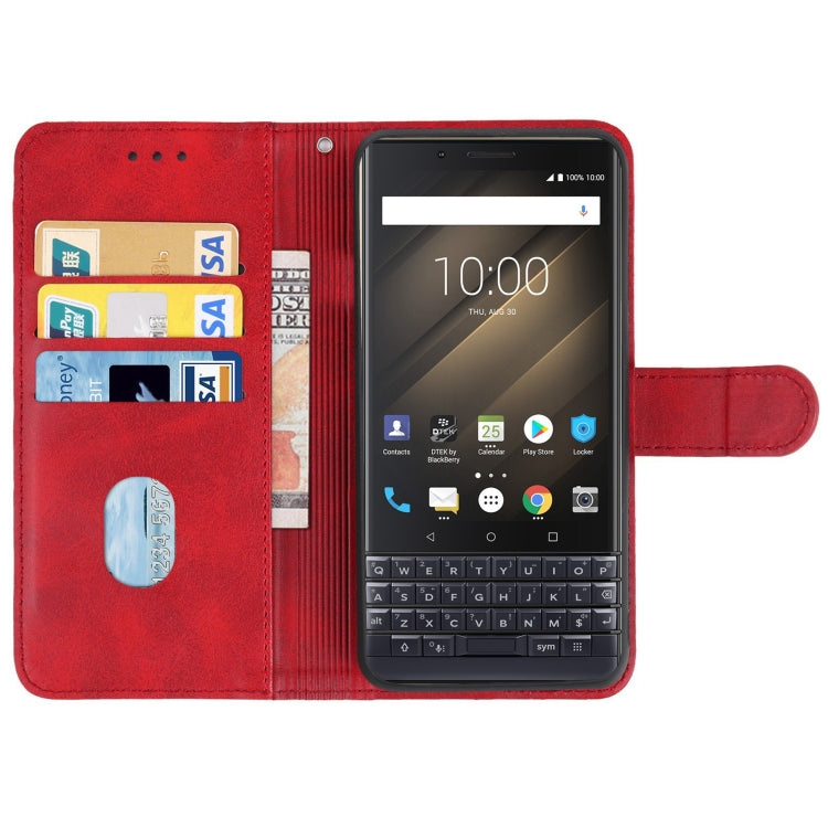 For Blackberry KEY2 Leather Phone Case(Red) - BlackBerry by PMC Jewellery | Online Shopping South Africa | PMC Jewellery | Buy Now Pay Later Mobicred