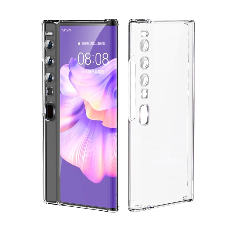 For Huawei Mate Xs 2 TPU Electroplating Full Coverage Protective Phone Case(Transparent) - Huawei Cases by PMC TechLife | Online Shopping South Africa | PMC TechLife | Buy Now Pay Later Mobicred