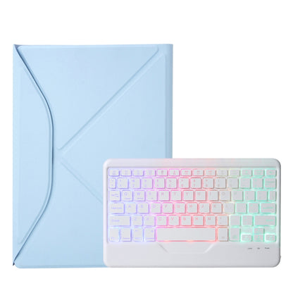 Z11BS Pen Slot Backlight Bluetooth Keyboard Leather Tablet Case For iPad Pro 11 2021/2020/2018(Sky Blue) - For iPad Pro by PMC Jewellery | Online Shopping South Africa | PMC Jewellery