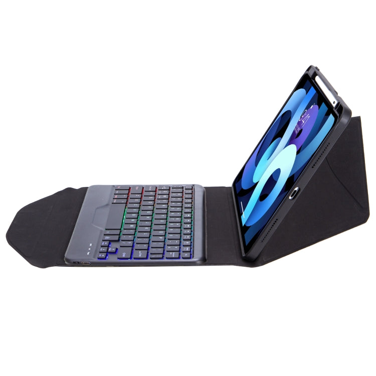 Z102BS Pen Slot Backlight Bluetooth Keyboard Leather Tablet Case For iPad 10.2 2021/2020/2019(Black) - Universal by PMC TechLife | Online Shopping South Africa | PMC TechLife