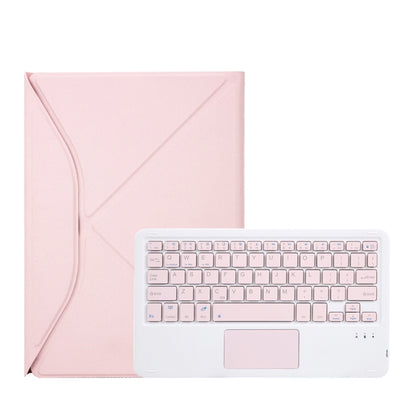 Z098B-A Pen Slot Touchpad Bluetooth Keyboard Leather Tablet Case For iPad Air 10.9 2022/2020(Pink) - For iPad Air by PMC Jewellery | Online Shopping South Africa | PMC Jewellery