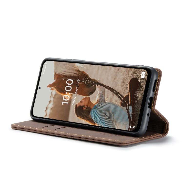 For Samsung Galaxy M53 5G CaseMe 013 Multifunctional Horizontal Flip Leather Phone Case(Coffee) - Galaxy Phone Cases by CaseMe | Online Shopping South Africa | PMC Jewellery | Buy Now Pay Later Mobicred