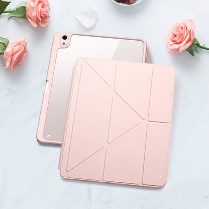 For iPad Air 2020 / Air 2022 / Air 11 2024 DUX DUCIS Magi Series Shockproof Tablet Case(Pink) - iPad Air (2022) / (2020) 10.9 Cases by DUX DUCIS | Online Shopping South Africa | PMC Jewellery | Buy Now Pay Later Mobicred