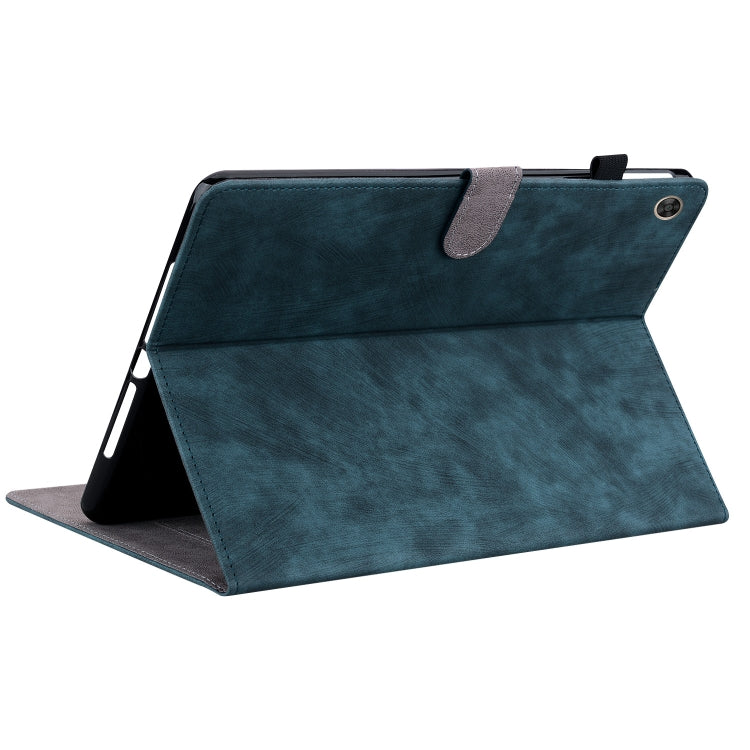 For Huawei MatePad T 10s/Enjoy Tablet 2 Tiger Pattern PU Tablet Case(Dark Blue) - Huawei by PMC TechLife | Online Shopping South Africa | PMC TechLife | Buy Now Pay Later Mobicred