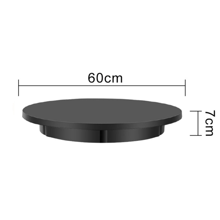 60cm Charging Rotating Display Stand Video Shooting Turntable, Load: 100kg, Power Plug:EU Plug(Black) -  by PMC TechLife | Online Shopping South Africa | PMC TechLife | Buy Now Pay Later Mobicred
