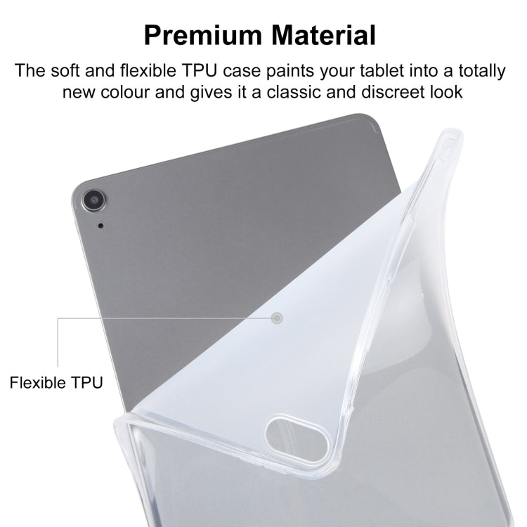 TPU Tablet Case For iPad Air 11 2024 / Air 2020 / 2022 10.9 (Frosted Clear) - iPad Air (2022) / (2020) 10.9 Cases by PMC Jewellery | Online Shopping South Africa | PMC Jewellery | Buy Now Pay Later Mobicred