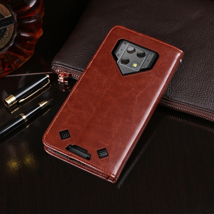 For Blackview BV9800 Pro idewei Crazy Horse Texture Horizontal Flip Leather Case with Holder & Card Slots & Wallet(Red) - More Brand by idewei | Online Shopping South Africa | PMC Jewellery | Buy Now Pay Later Mobicred