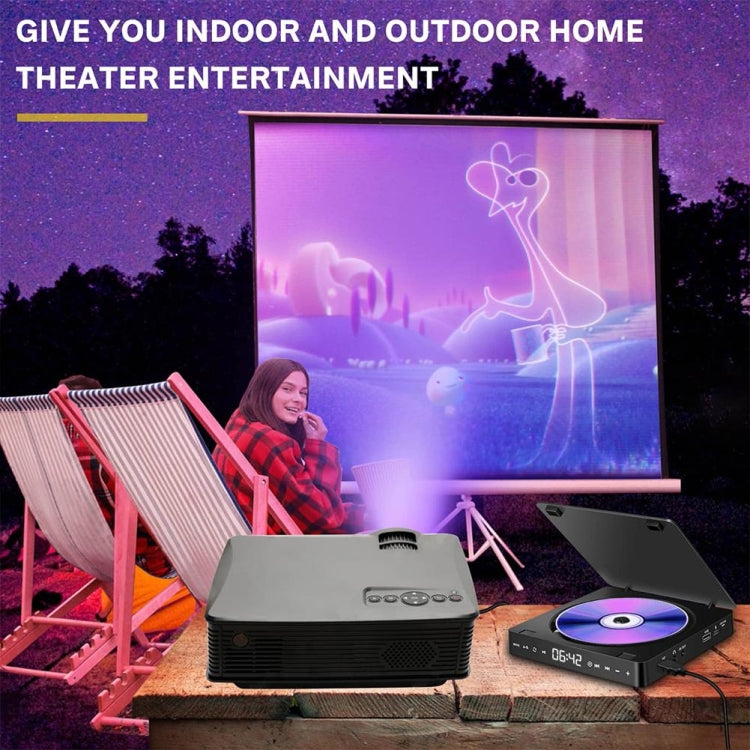 Kecag KC-708 2A Home Plug-in Mini HD DVD Player(Black) - free shipping - PMC Jewellery - Order now!