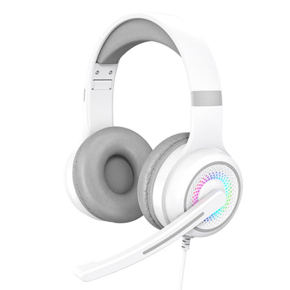 Y20 LED Bass Stereo PC Wired Gaming Headset with Microphone(White) - Multimedia Headset by PMC Jewellery | Online Shopping South Africa | PMC Jewellery | Buy Now Pay Later Mobicred