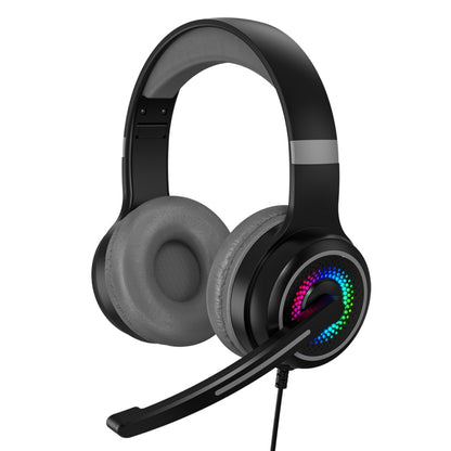 Y20 LED Bass Stereo PC Wired Gaming Headset with Microphone(Black) - Multimedia Headset by PMC Jewellery | Online Shopping South Africa | PMC Jewellery | Buy Now Pay Later Mobicred