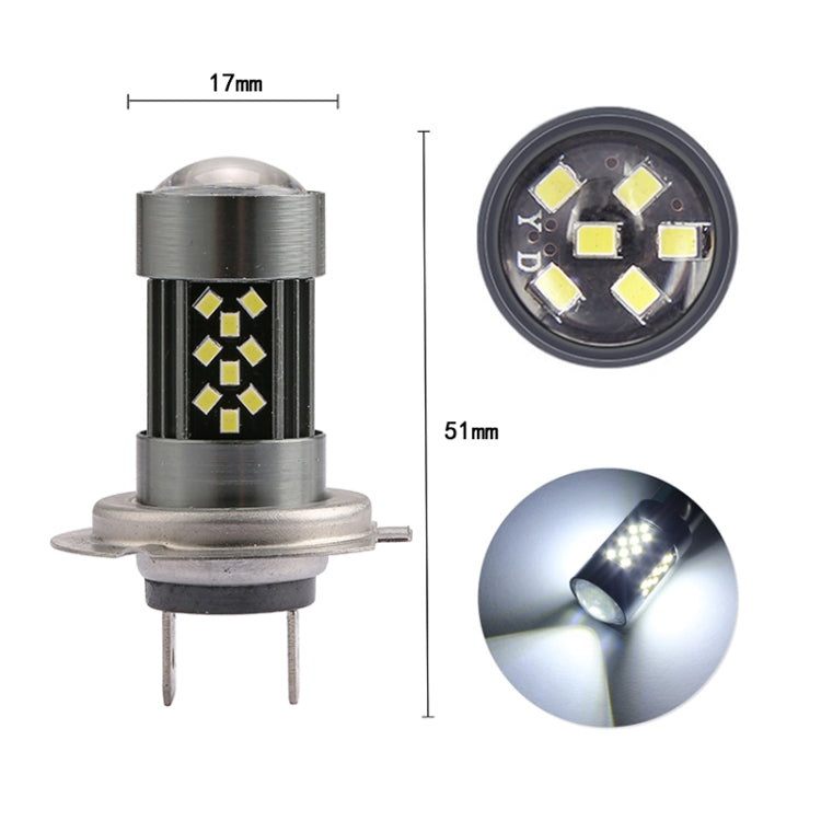1 Pair H7 12V 7W Strobe Car LED Fog Light(White Light) - Fog / Driving Lights by PMC TechLife | Online Shopping South Africa | PMC TechLife | Buy Now Pay Later Mobicred