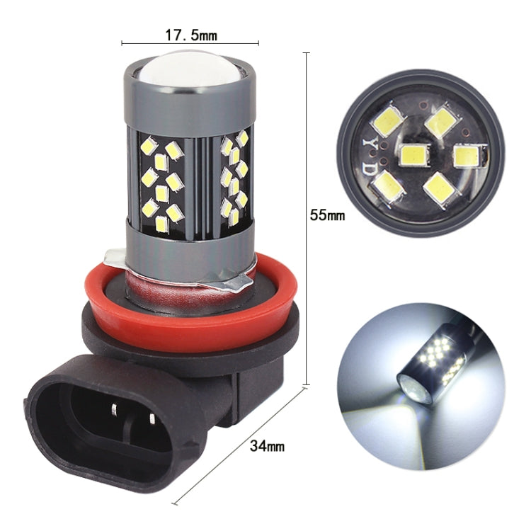 1 Pair H11 12V 7W Strobe Car LED Fog Light(White Light) - Fog / Driving Lights by PMC TechLife | Online Shopping South Africa | PMC TechLife | Buy Now Pay Later Mobicred
