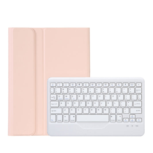 OP12-B Lambskin Texture Ultra-thin Bluetooth Keyboard Leather Case For OPPO Pad Air 10.4 inch(Pink) - Others Keyboard by PMC Jewellery | Online Shopping South Africa | PMC Jewellery