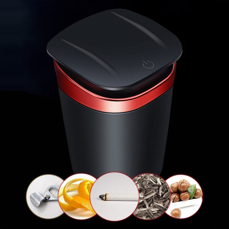 Car Portable Metal Ashtray Built-in LED(Silver) - Ashtrays by PMC Jewellery | Online Shopping South Africa | PMC Jewellery | Buy Now Pay Later Mobicred