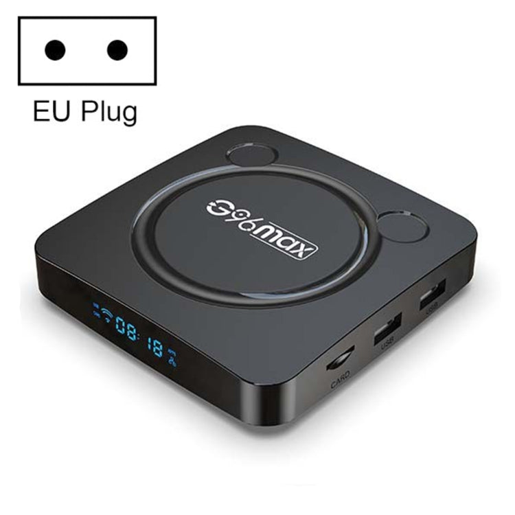 G96max Smart 4K HD Android 11.0 TV Box, Amlogic S905W2 Quad Core ARM Cortex A35, Support Dual Band WiFi, HDMI, RJ45, Capacity:2GB+16GB(EU Plug) - Amlogic S905 by PMC Jewellery | Online Shopping South Africa | PMC Jewellery | Buy Now Pay Later Mobicred