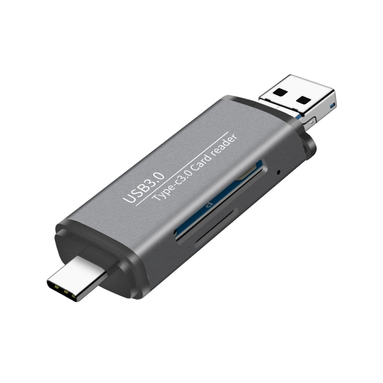 ADS-101 USB 3.0 Multi-function Card Reader(Grey) -  by PMC Jewellery | Online Shopping South Africa | PMC Jewellery | Buy Now Pay Later Mobicred