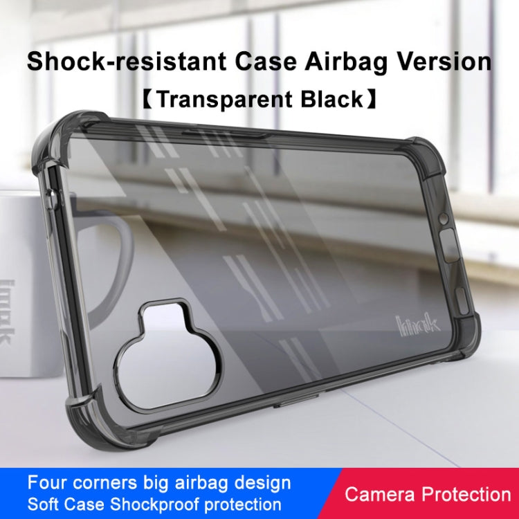 For Nothing Phone 1 5G IMAK All-inclusive Shockproof Airbag TPU Case (Transparent Black) - More Brand by imak | Online Shopping South Africa | PMC Jewellery | Buy Now Pay Later Mobicred