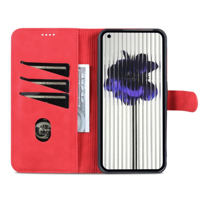 For Nothing Phone 1 AZNS Skin Feel Calf Texture Flip Leather Phone Case (Red) - More Brand by AZNS | Online Shopping South Africa | PMC Jewellery | Buy Now Pay Later Mobicred