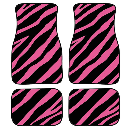 4 in 1 Zebra Stripe Universal Printing Auto Car Floor Mats Set, Style:HN1253 - Floor Mats by PMC Jewellery | Online Shopping South Africa | PMC Jewellery | Buy Now Pay Later Mobicred