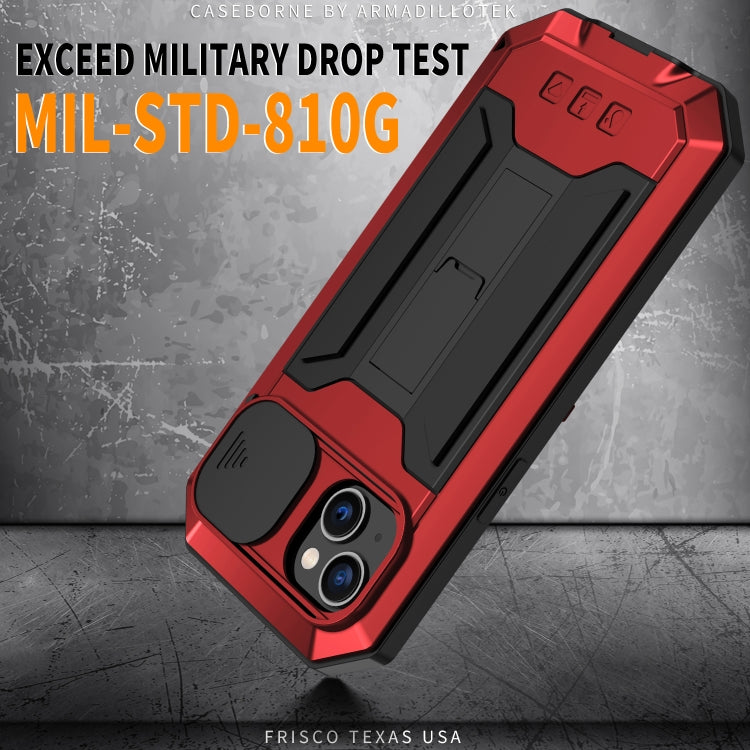 For iPhone 14 Plus R-JUST Shockproof Life Waterproof Dust-proof Case (Red) - iPhone 14 Plus Cases by R-JUST | Online Shopping South Africa | PMC TechLife | Buy Now Pay Later Mobicred