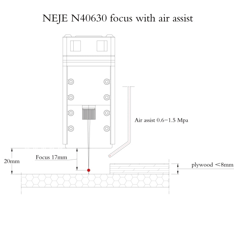 NEJE MASTER 3 Plus Laser Engraver with N40630 Laser Module(EU Plug) - free shipping - PMC Jewellery - Order now!